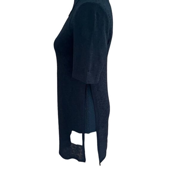 BCBGeneration round neck top with crop tank underneath/semi sheer overlay sz XS - Picture 3 of 6